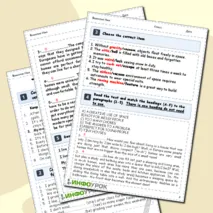 Контрольная работа по английскому языку модуль 2 Spotlight -9