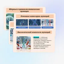 Презентация по биологии «Мутационная изменчивость» 10 класс (углубленный уровень)