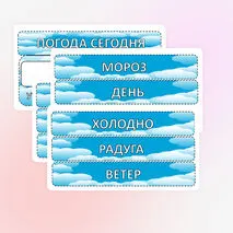 Оформление кабинета «Погода»