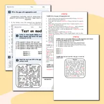 Контрольная работа по английскому языку модуль 3 Spotlight -9