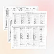 Индивидуальные карточки. Математика 3 класс. 