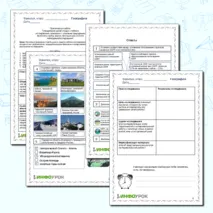 Рабочий лист для урока географии в 10 классе по теме 
