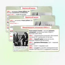 Презентация по Всеобщей истории «Международные отношения в конце 1940-х — конце 1980-х гг.» (11 класс)