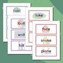 Игровые карточки для изучения звуков, которые даёт буква 