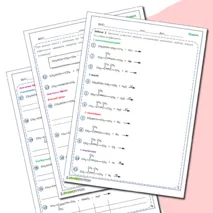 Рабочий лист по химии по теме: 