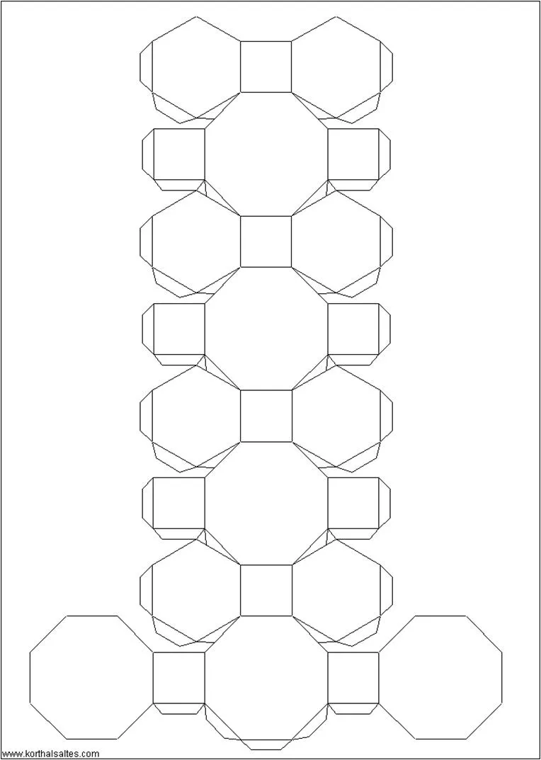 Net Truncated Cuboctahedron