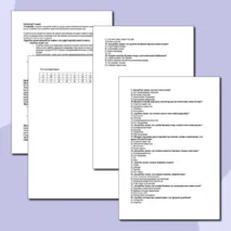 Биология 9 сынып Тақырыбы: Аэробты, анаэробты тынысалу үдерістерімен байланысты бұлшық еттердің қажуы. (Бұл тақырыпта түсіндірме, сұрақ-жауап, дидактикалық, логикалық, тест тапсырмалары жауаптарымен жинақталып берілген)