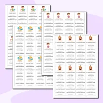 Карточки-пятиминутки, карточки-вклейки. Закладки «Прилагательное. Признаки прилагательных.Род, падеж, число,н.ф., разряд.