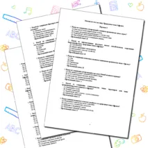 Природные зоны Африки. Тест с ответами. 2 варианта. География