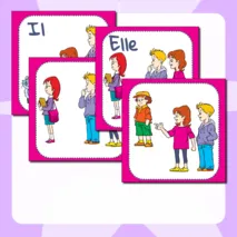 Les pronoms personnels  Личные местоимения  на французском языке
