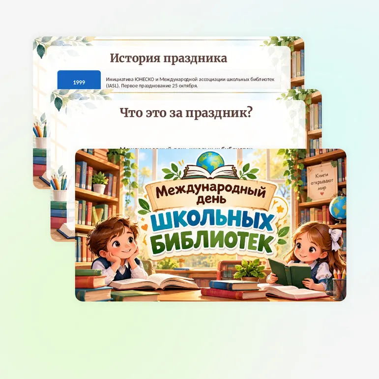 Презентация «Международный день школьных библиотек»