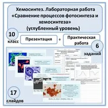 Комплект по биологии (презентация + лабораторная работа) 