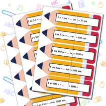 Дидактическая игра по математике «найди пару - Величины»