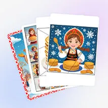Пазлы «Масленица» (разрезные картинки)