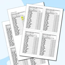 Сборник карточек «Гласные в суффиксах действительных причастий настоящего времени»