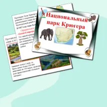 Презентация по географии.Национальный парк Крюгера.