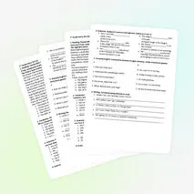 Spotlight 7 Entry Test Входная контрольная работа для 7 класса (5 вариантов)
