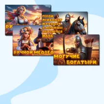 Легенды о России плакаты материалы для оформления