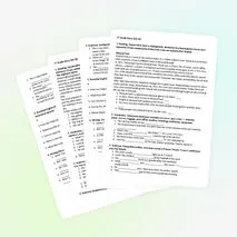 Spotlight 7 Entry Test Входная контрольная работа для 7 класса (5 вариантов)