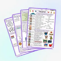 Tea party Spotlight 4 Рабочий лист