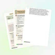 Рабочий лист «Безопасность и работа в информационном пространстве»