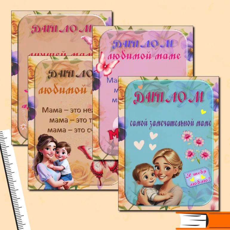 Дипломы на День матери