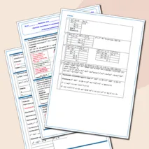 Рабочий лист по теме «Деление многочлена на многочлен. Разложение многочлена на множители методами группировки и выделения целых корней»