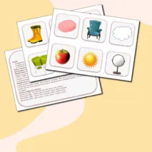 Дидактическая игра «Паровоз местоимений» для детей 5-7 лет
