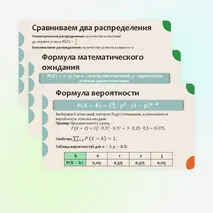Презентация по вероятности и статистике на тему «Математическое ожидание геометрического и биномиального распределений». (11 класс)
