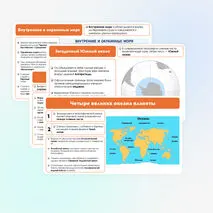 Презентация на тему: Мировой океан и его части. 6 класс