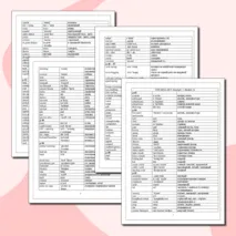 Лексический материал к учебнику Starlight 7. Module 3. Essential Vocabulary