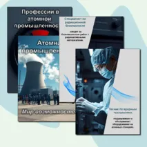 Россия индустриальная: атомная промышленность. Профессии. Листы для оформления.
