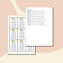 Карточки по математике 4 класс «Вычитание и сложение различных единиц длины»