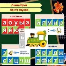 Лента букв и звуков