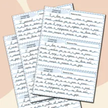 Карточки Словарь словарные диктанты на весь 4 класс (30 диктантов) Школа России