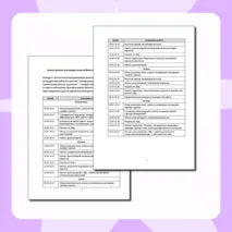 Циклограмма работы методиста детского сада