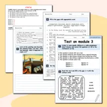 Контрольная работа по английскому языку модуль 3 Spotlight -9