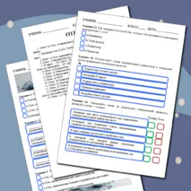 Рабочий лист по информатике на тему 