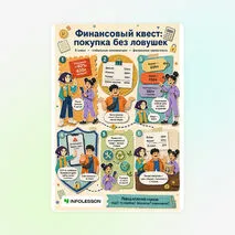 Комикс «Глобальные компетенции: финансовая грамотность»