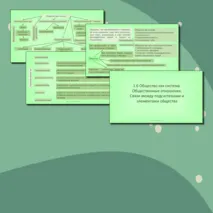 Презентация с теорией для подготовки к ЕГЭ по теме «1.6. Общество как система»