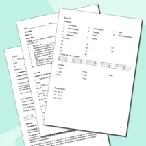 Входная контрольная работа по английскому языку для 7 класса (Entry Test -7)