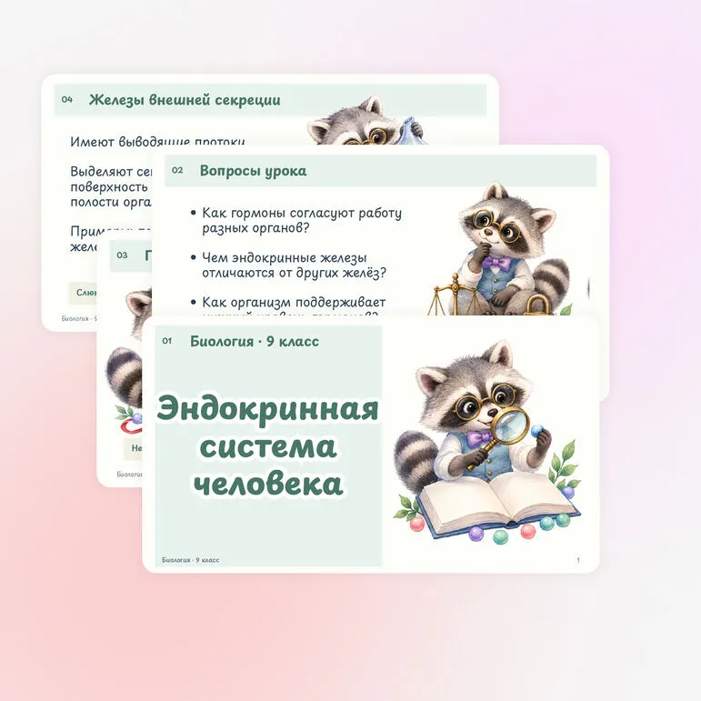 Презентация по биологии «Эндокринная система человека» 9 класс | железы внутренней секреции, гормоны, гомеостаз