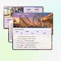 Презентация «Spotlight 4, lesson 14B, Magic moments»