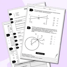 Рабочий лист для урока по физике на тему «Поступательное и вращательное движение абсолютно твердого тела. Момент силы. Плечо силы. Условия равновесия твердого тела»