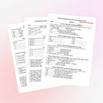 Комплект «Переходная проверочная работа по английскому языку» (2-9 классы)