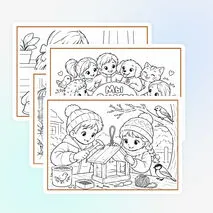 Раскраски. Животные. Всемирный день защиты животных.