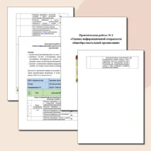 Практическая работа № 2 «Оценка информационной открытости общеобразовательной организации»