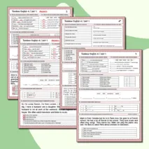Rainbow English 4 класс. Контрольная работа Unit 1