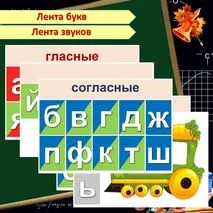 Лента букв и звуков