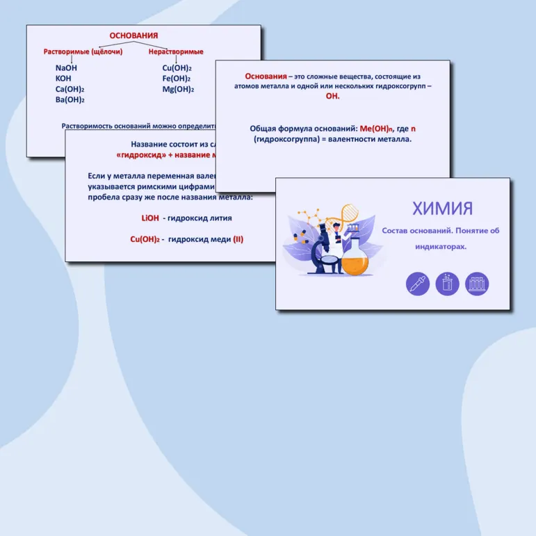 Презентация по химии на тему 